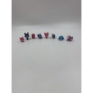 Lot of 8 Littlest Pet Shop Pets Turtle, Blowfish, Leopard, Mouse, Glitter Cats